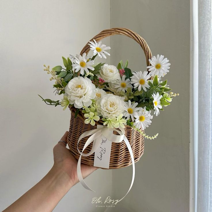 Giỏ hoa đám cưới sang trọng